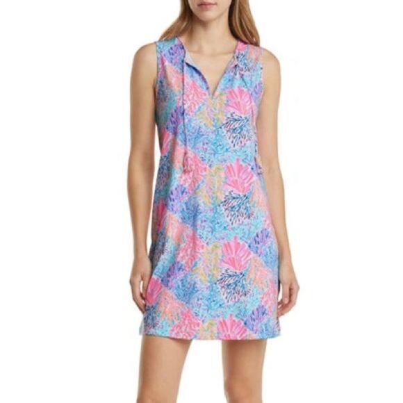 LILLY PULITZER Johana Beach Swim Dress Cover Up SPLASHDANCE - Picture 4 of 12